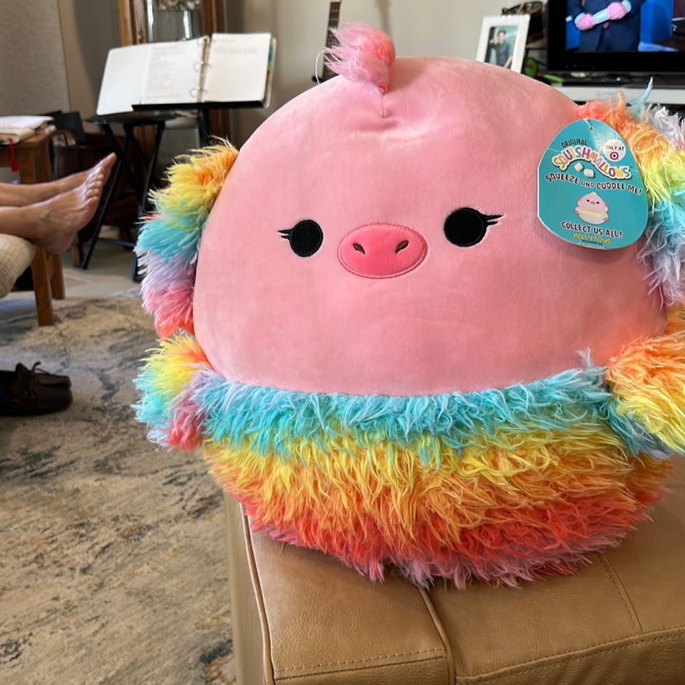 Squishmallow 18”’rainbow Elda by Kelly Toys